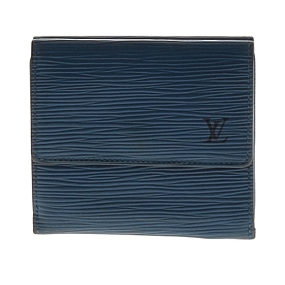 Louis Vuitton Blue Epi Leather Tri Fold Wallet